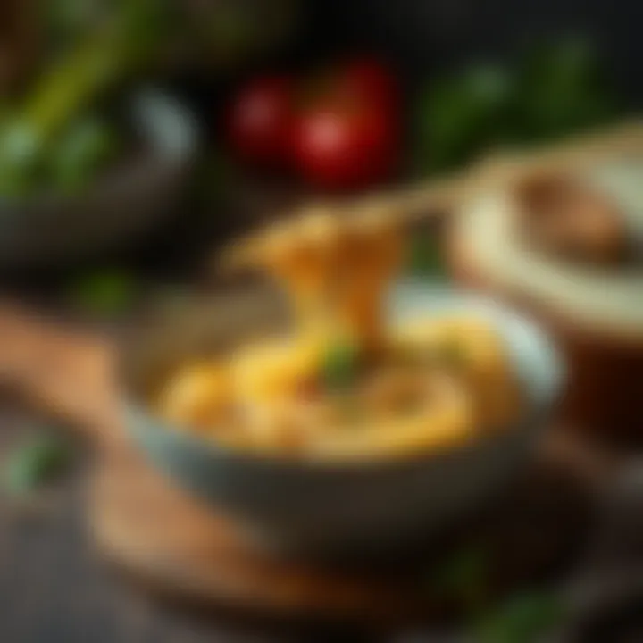 An elegant bowl of freshly prepared noodles garnished with herbs