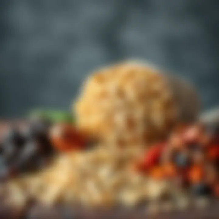 Essential Whole Grains and Legumes A selection of whole grains and legumes displayed to highlight their importance in a balanced diet.