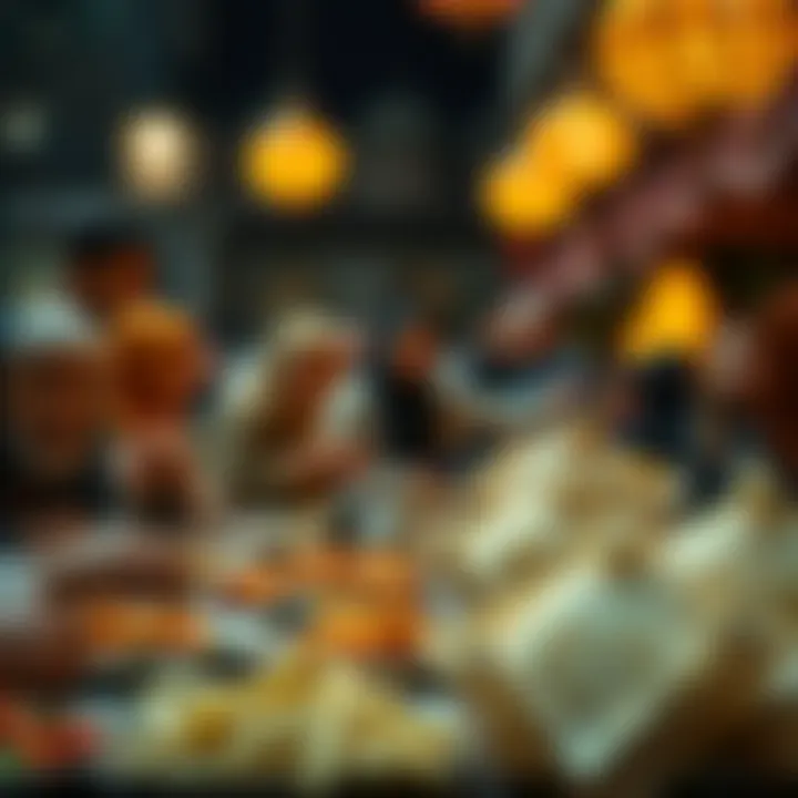 Communal gathering during the month of Ramadan