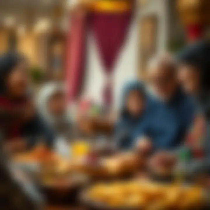 Family gathering during Ramazan Bayramı