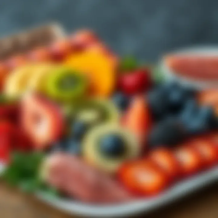 Colorful Fruit Platter Colorful fruit platter for breakfast