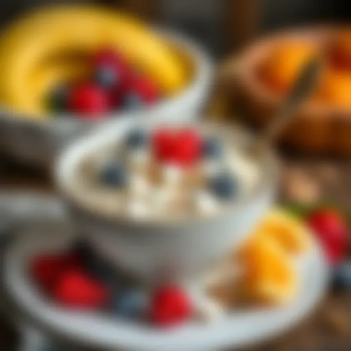 Nutritious Oatmeal Bowl Nutritious oatmeal bowl for infants