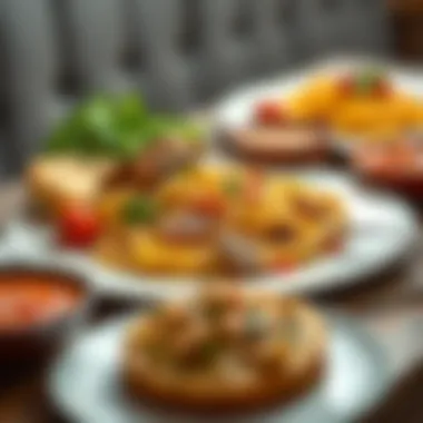 An elegant presentation of pasta with rich sauces reflecting Ankara's culinary heritage.