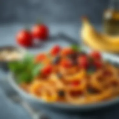 A modern twist on Ankara pasta recipes with vibrant colors and unique ingredients.