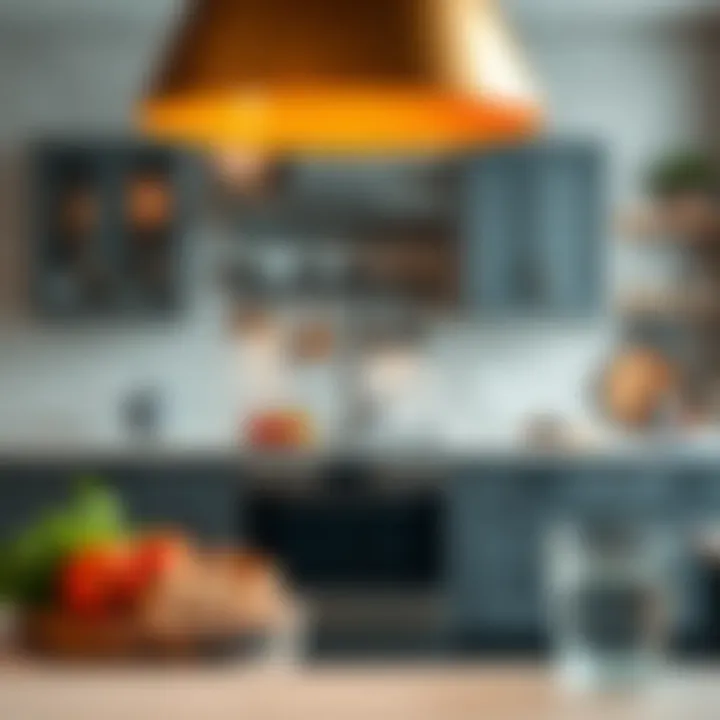 Elegant kitchen setting featuring Arçelik built-in solutions