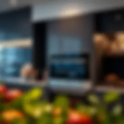 Sleek built-in kitchen appliance showcasing modern design