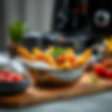 Gourmet Creation with Arzum Airfryer Delicious dish prepared with Arzum Airfryer