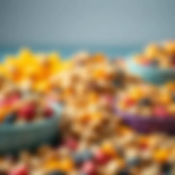 Fortified Cereals: Boost Your B12 Intake Colorful array of fortified cereals containing B12