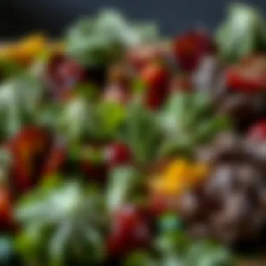 Leafy Greens: Exploring Vegan B12 Alternatives Vibrant leafy greens emphasizing vegan B12 sources