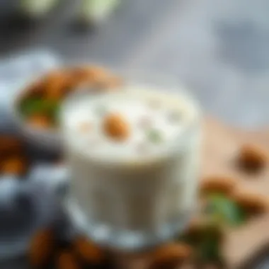 Almond milk in dietary plans