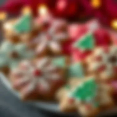 Festively Designed Cookies Decorative cookies with festive designs
