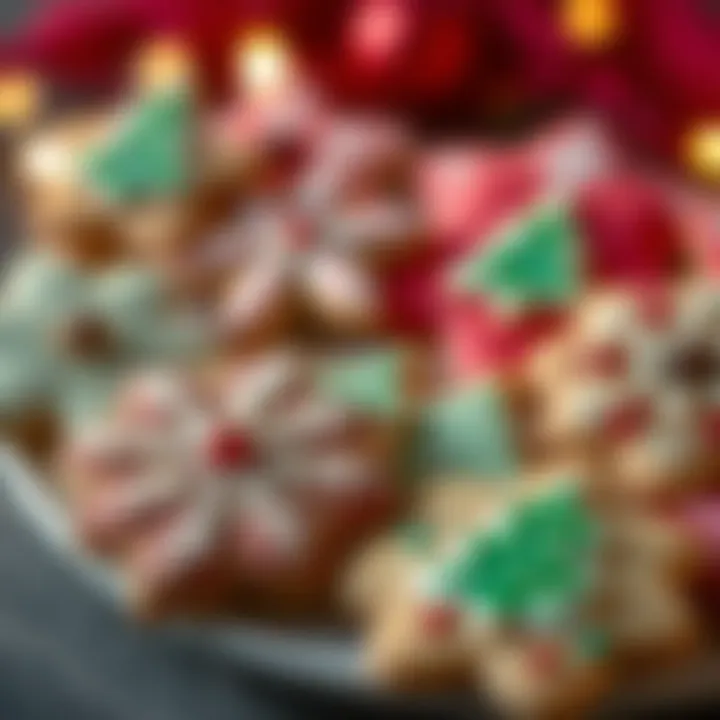 Festively Designed Cookies Decorative cookies with festive designs