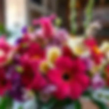 A beautiful bouquet of flowers representing love and gratitude