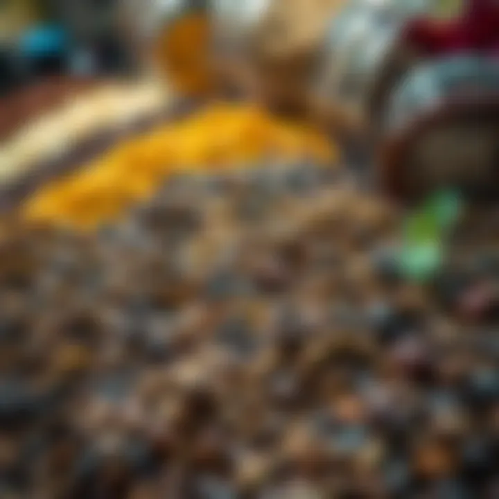 An array of coffee varieties showcasing their unique colors and textures