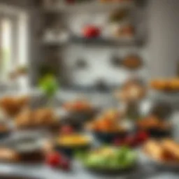 A beautifully arranged kitchen showcasing various bim tig sets.