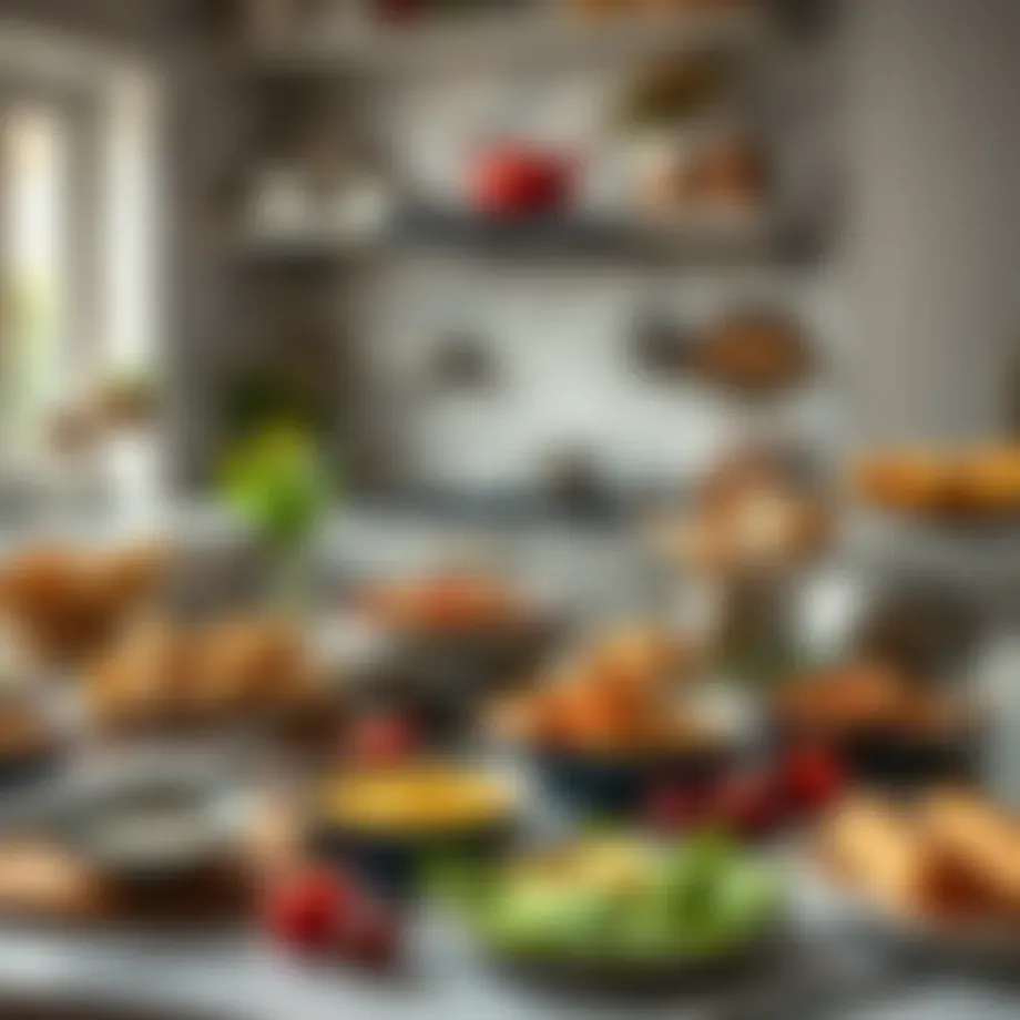A beautifully arranged kitchen showcasing various bim tig sets.