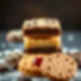 An assortment of biscuit and chocolate varieties