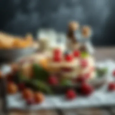 Artful Arrangement of BJK Cake Ingredients Ingredients used for the BJK cake artfully arranged