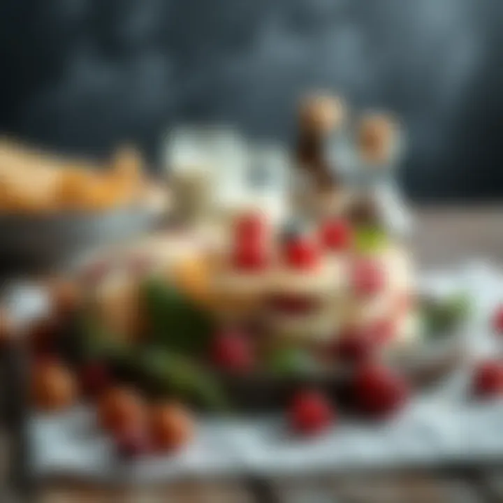 Artful Arrangement of BJK Cake Ingredients Ingredients used for the BJK cake artfully arranged