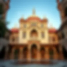 A stunning view of the architectural details of Cahide Sultan Saray Sarması