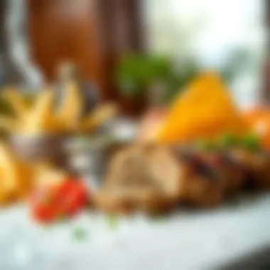 Cultural context of çiğ köfte in a dining setting.