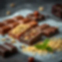 Artisan chocolate bar varieties showcasing unique flavors