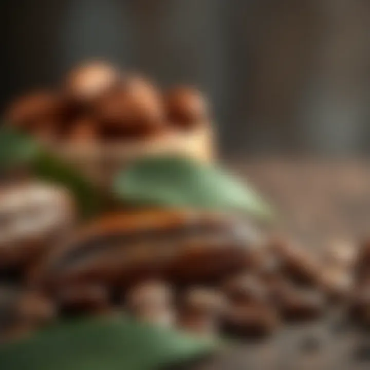 Cocoa bean origins highlighting different producing countries
