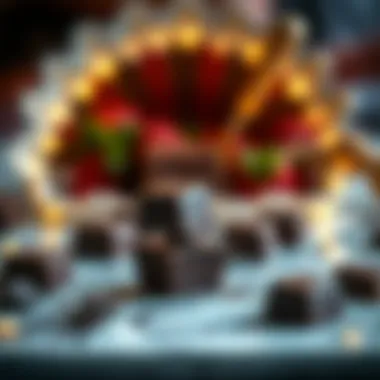 Gourmet chocolate tasting experience with a luxurious setting