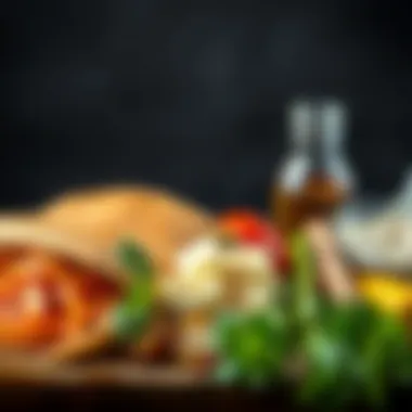 Ingredients for a Nutritious Döner Fresh ingredients for a healthy Cici Piknik Döner meal