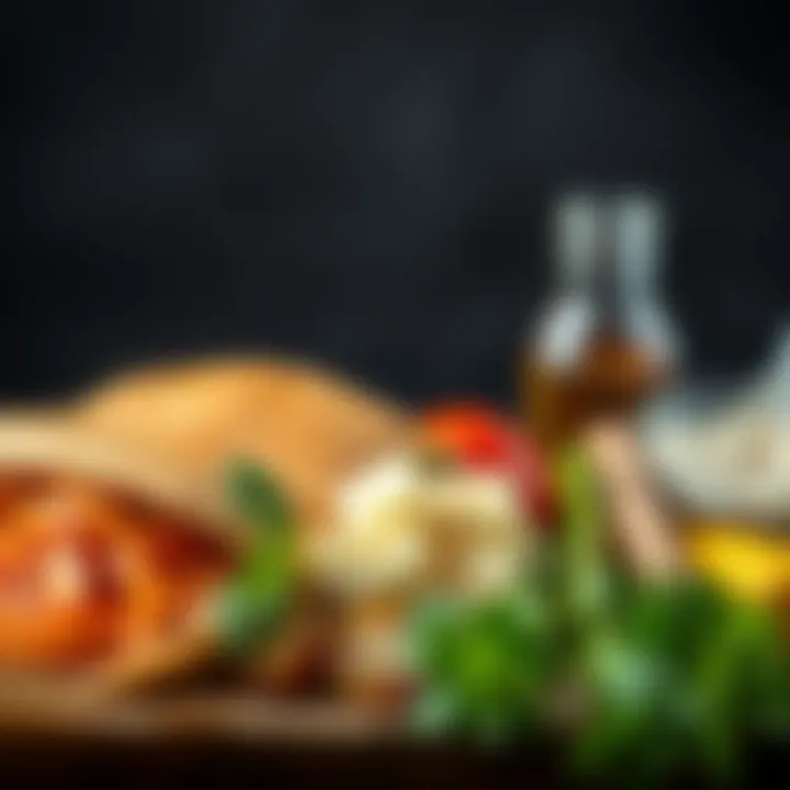 Ingredients for a Nutritious Döner Fresh ingredients for a healthy Cici Piknik Döner meal