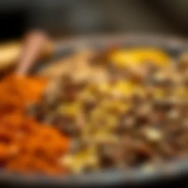 Spices that Enhance Döner Flavor A close-up view of the spices used in Cici Piknik Döner