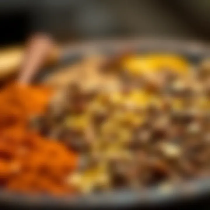 Spices that Enhance Döner Flavor A close-up view of the spices used in Cici Piknik Döner