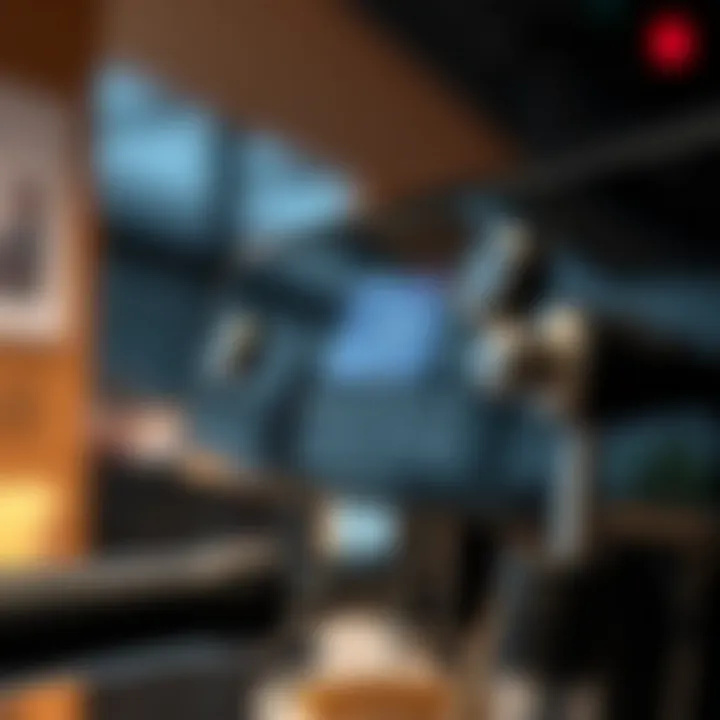 Advanced Control Panel of a Coffee Machine Close-up of the control panel of a high-end coffee machine