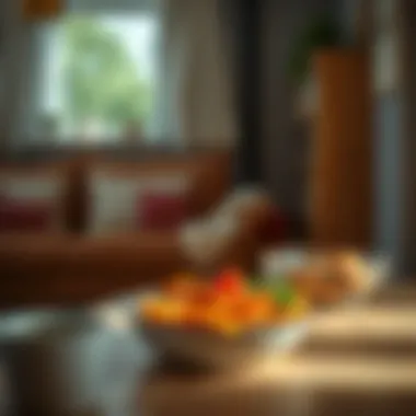 Visual representation of inconsistent temperature control in a home