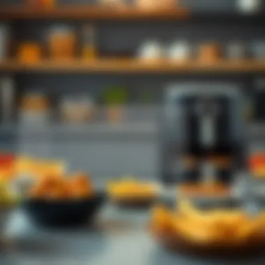 Comparison chart of different Airfryer XXL models