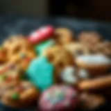 A beautifully arranged selection of various cookies from different cultures.