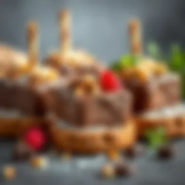 Innovative Decor for Chocolate Biscuit Treats Creative toppings for chocolate biscuit treats