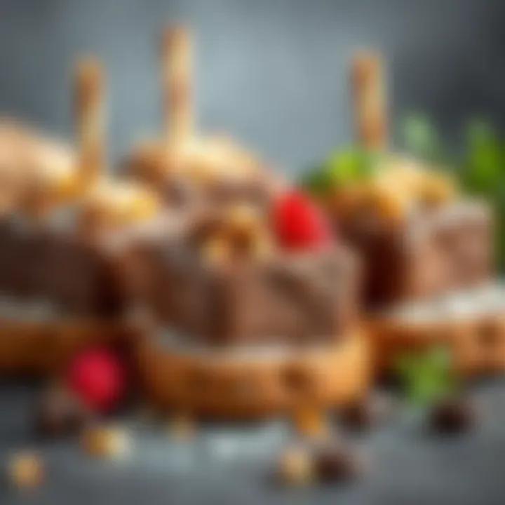 Innovative Decor for Chocolate Biscuit Treats Creative toppings for chocolate biscuit treats