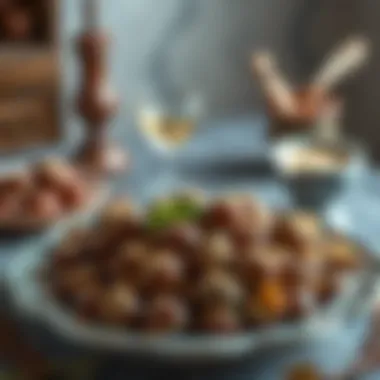 A beautifully arranged platter of chestnuts showcasing the traditional Turkish sweet.