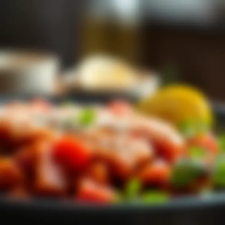 Vibrant Dish with Damla Sakızlı Macun A close-up of a vibrant dish featuring damla sakızlı macun.