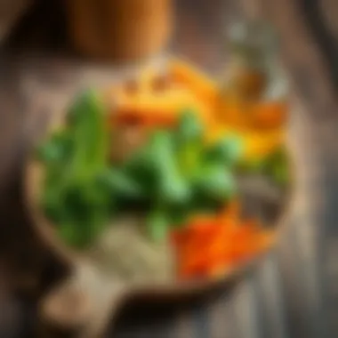 Herbal Detox Ingredients Herbs and greens used in detox preparation