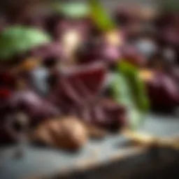 A close-up view of diox tea leaves showcasing their rich texture and color.