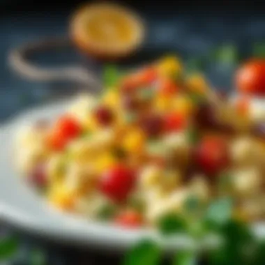 Zesty Fresh Cauliflower Salad A fresh cauliflower salad with a zesty dressing