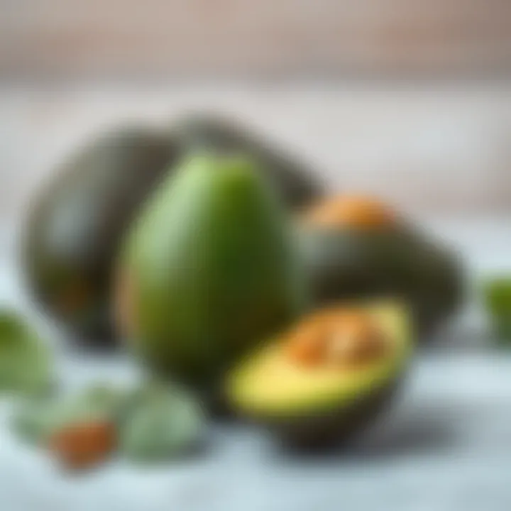 Avocado: A Delicious E Vitamin Source Avocado showcasing Vitamin E benefits