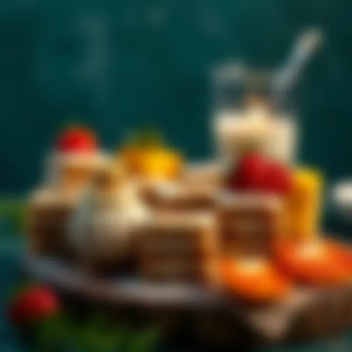 Sweets on a Serving Platter Beautifully arranged sweets on a serving platter