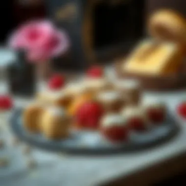 Homemade Confectionery Presentation Elegant presentation of homemade confectionery