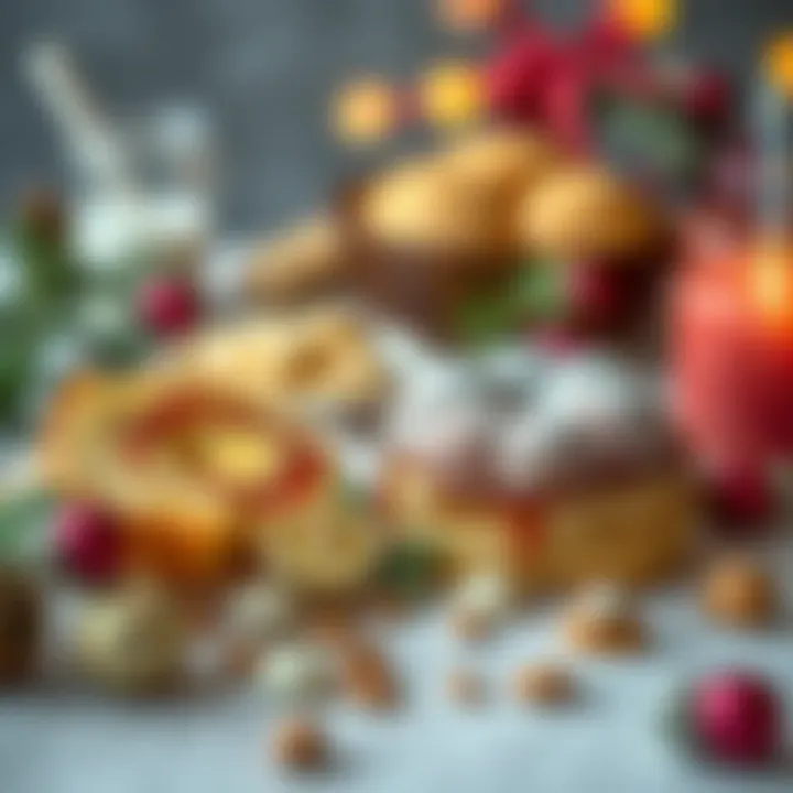 Ingredients for Festive Treats Ingredients for creating festive treats