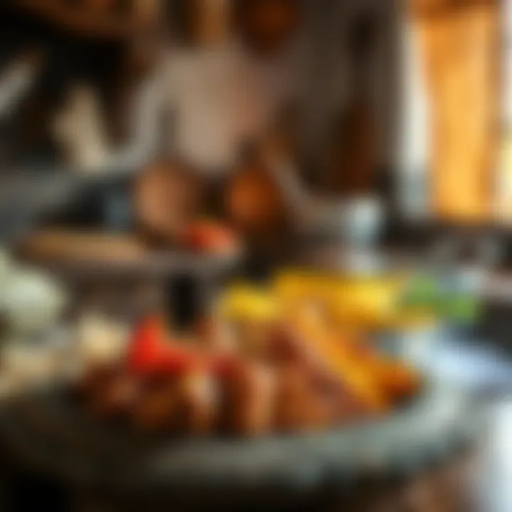 A traditional Turkish kitchen setting illustrating the culture behind Ender Sarac Sandaloz Sakızı.