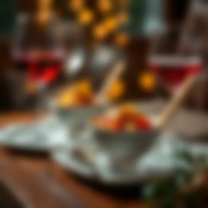 Elegant presentation suggestions for serving Ender Sarac Sandaloz Sakızı at a festive gathering.