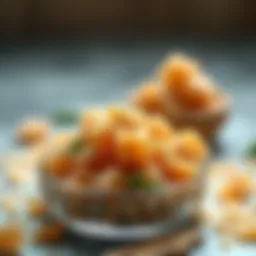 Natural brown sugar crystals